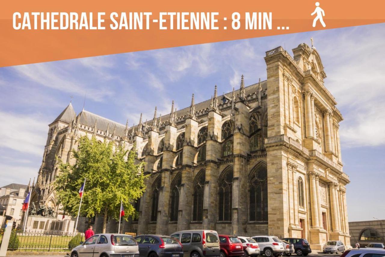Promenade D'Automne - Netflix & Wifi - Climatisation- Parking Gratuit - Check-In 24H24 - Emplacement Velos - Goodmarning Châlons-en-Champagne Exteriör bild
