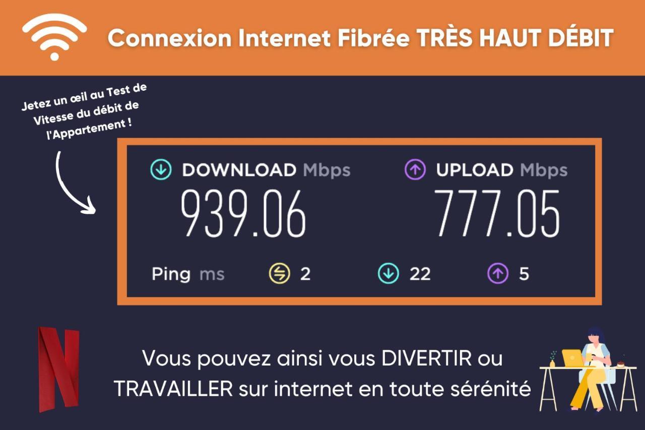 Promenade D'Automne - Netflix & Wifi - Climatisation- Parking Gratuit - Check-In 24H24 - Emplacement Velos - Goodmarning Châlons-en-Champagne Exteriör bild